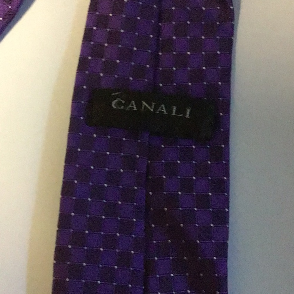 Purple Canali tie - Picture 2 of 2